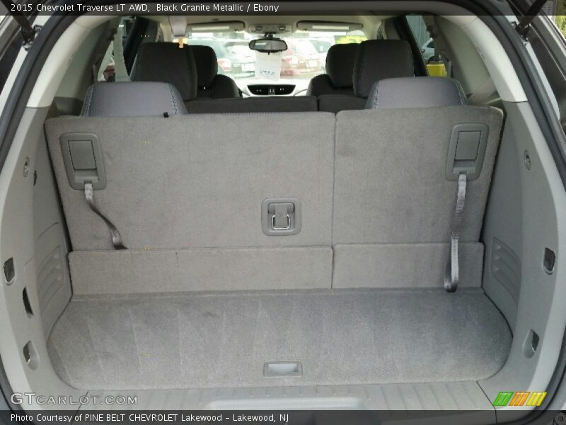 Black Granite Metallic / Ebony 2015 Chevrolet Traverse LT AWD