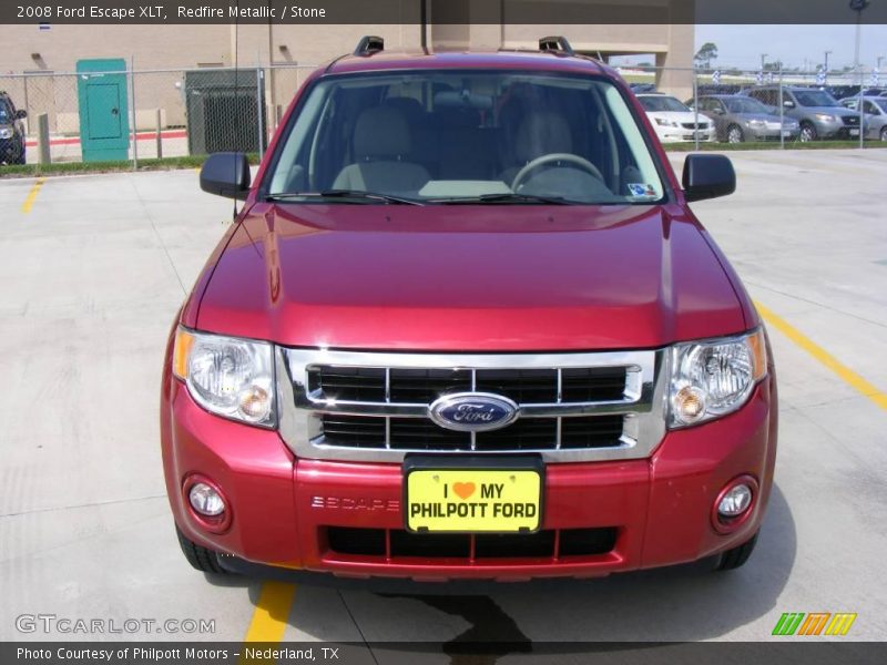 Redfire Metallic / Stone 2008 Ford Escape XLT