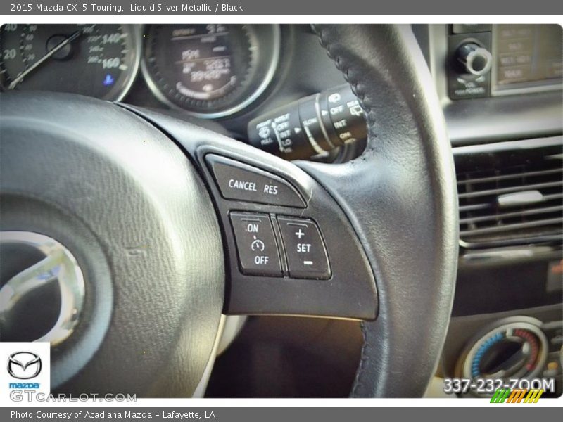 Liquid Silver Metallic / Black 2015 Mazda CX-5 Touring