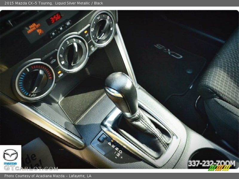 Liquid Silver Metallic / Black 2015 Mazda CX-5 Touring