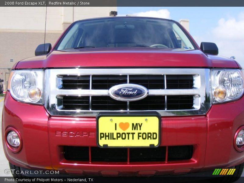 Redfire Metallic / Stone 2008 Ford Escape XLT
