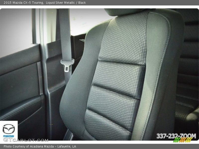 Liquid Silver Metallic / Black 2015 Mazda CX-5 Touring