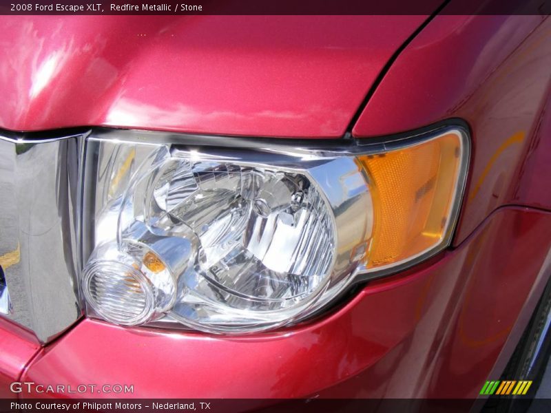 Redfire Metallic / Stone 2008 Ford Escape XLT