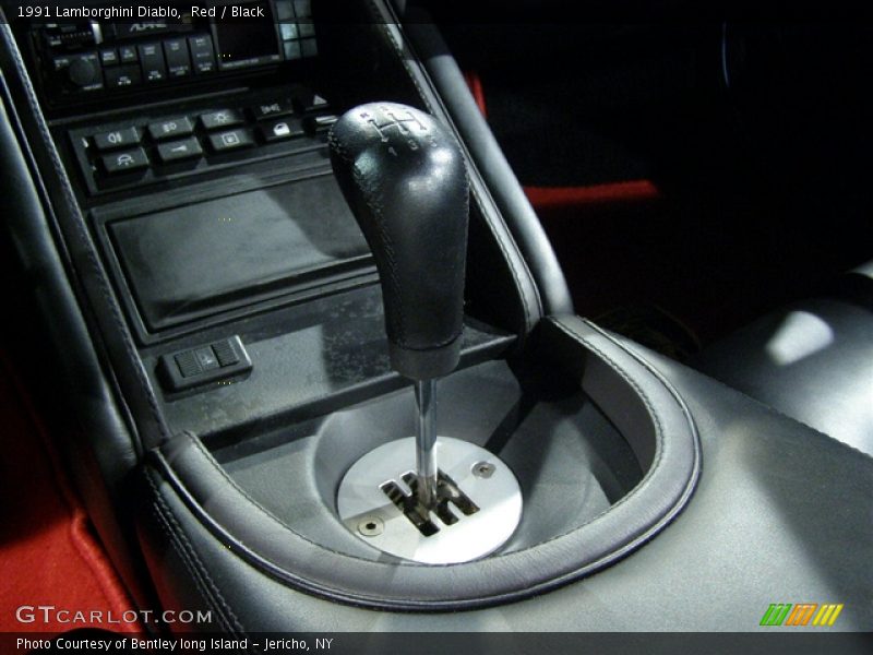 1991 Lamborghini Diablo, Red / Black, 5 Speed Manual Transmission - 1991 Lamborghini Diablo 