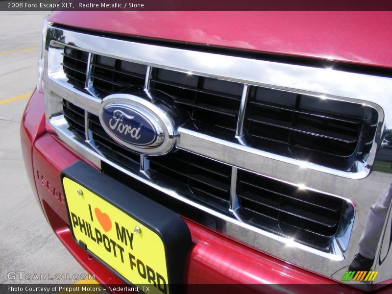 Redfire Metallic / Stone 2008 Ford Escape XLT