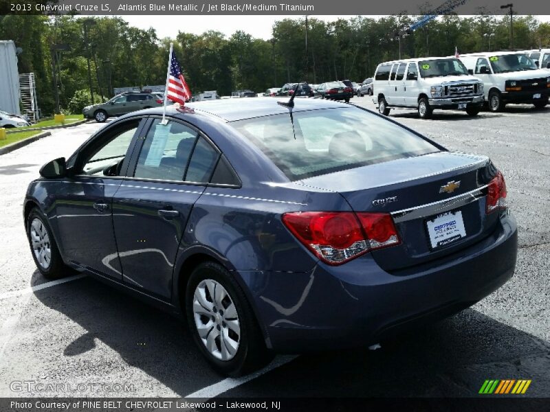 Atlantis Blue Metallic / Jet Black/Medium Titanium 2013 Chevrolet Cruze LS