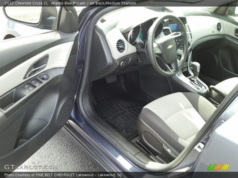 Atlantis Blue Metallic / Jet Black/Medium Titanium 2013 Chevrolet Cruze LS