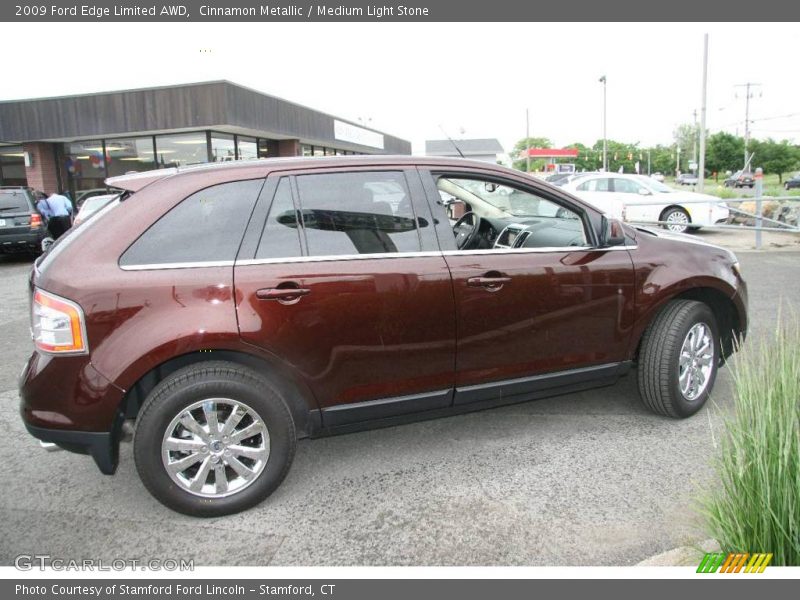 Cinnamon Metallic / Medium Light Stone 2009 Ford Edge Limited AWD