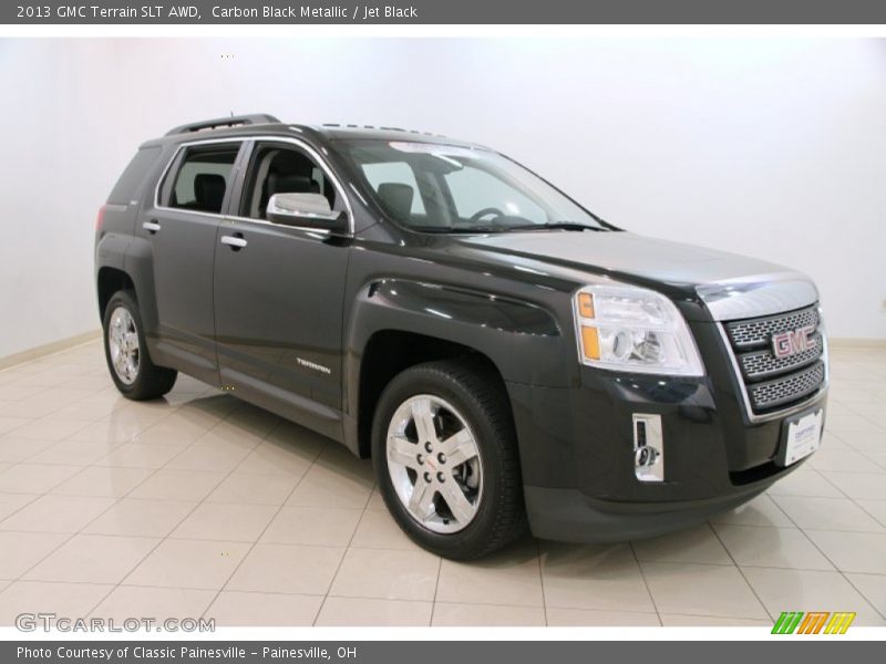 Carbon Black Metallic / Jet Black 2013 GMC Terrain SLT AWD