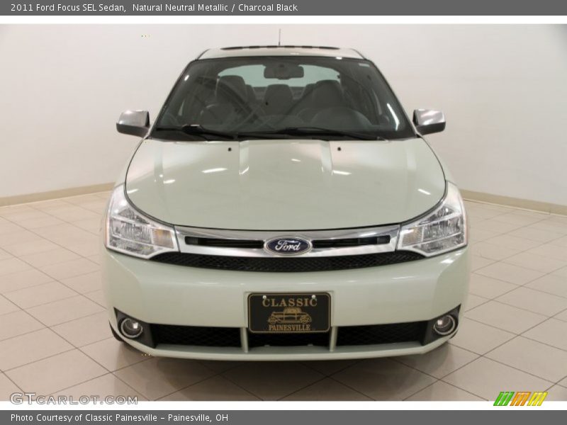 Natural Neutral Metallic / Charcoal Black 2011 Ford Focus SEL Sedan