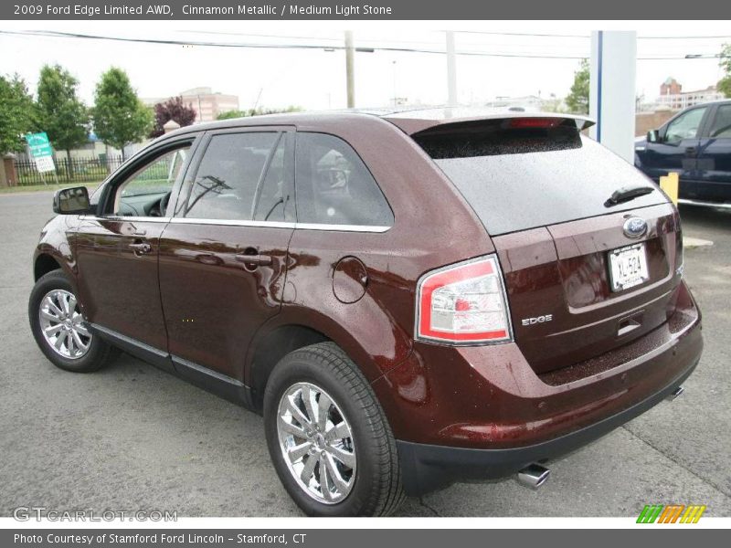 Cinnamon Metallic / Medium Light Stone 2009 Ford Edge Limited AWD