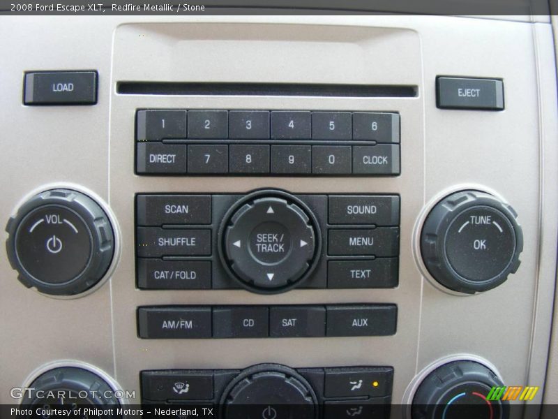 Redfire Metallic / Stone 2008 Ford Escape XLT