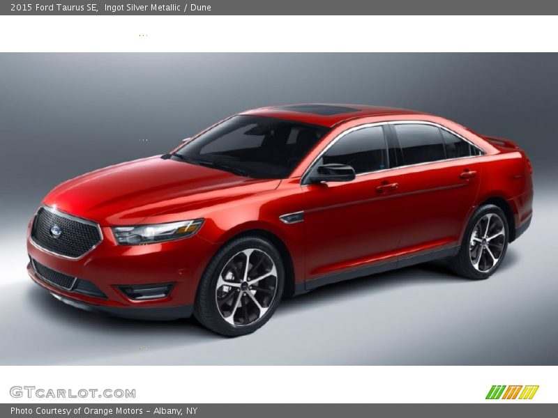 Ingot Silver Metallic / Dune 2015 Ford Taurus SE