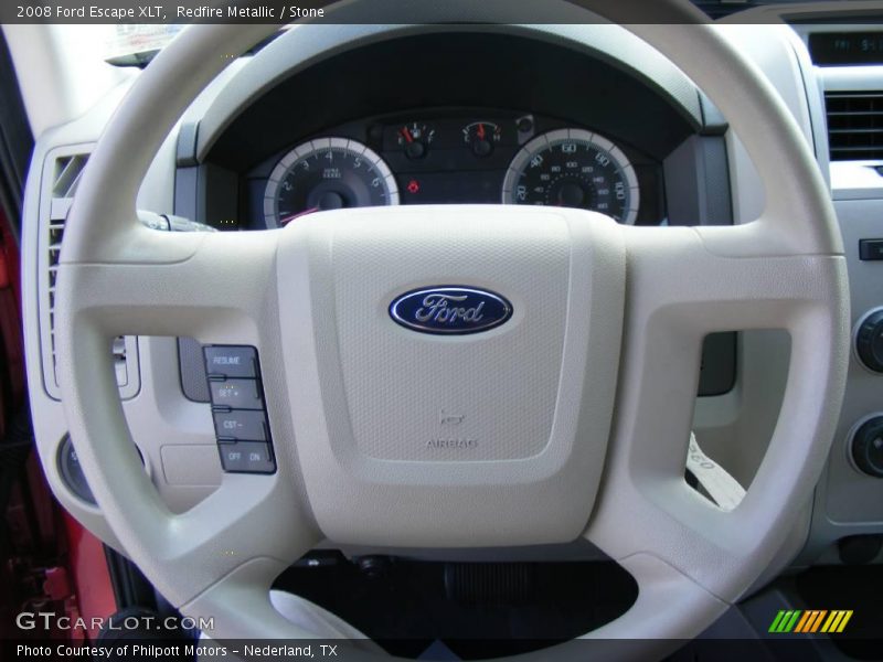 Redfire Metallic / Stone 2008 Ford Escape XLT