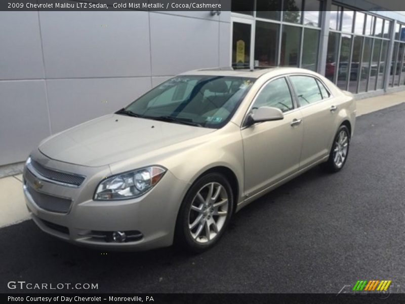 Gold Mist Metallic / Cocoa/Cashmere 2009 Chevrolet Malibu LTZ Sedan