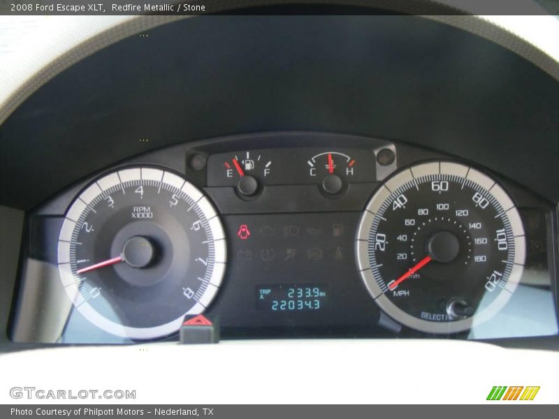 Redfire Metallic / Stone 2008 Ford Escape XLT