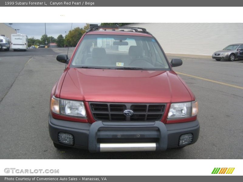 Canyon Red Pearl / Beige 1999 Subaru Forester L