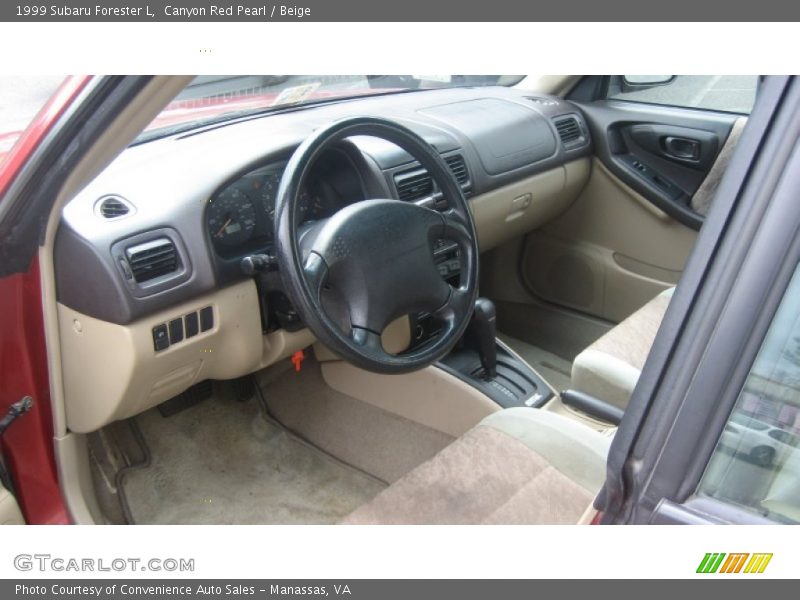  1999 Forester L Beige Interior