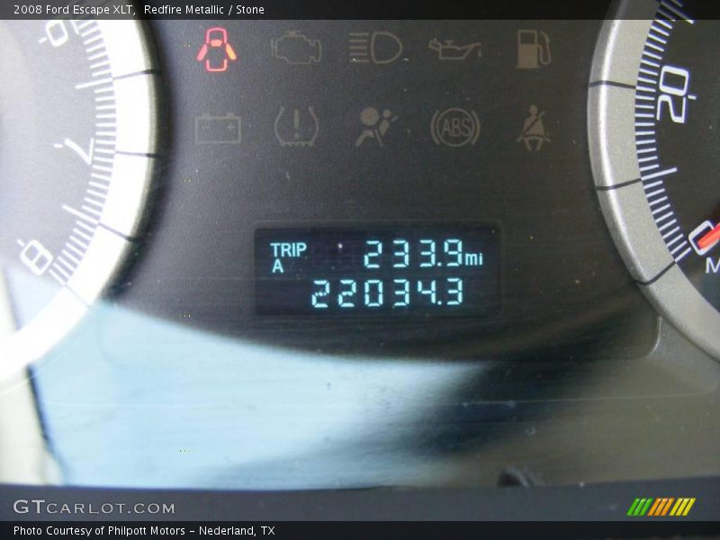 Redfire Metallic / Stone 2008 Ford Escape XLT