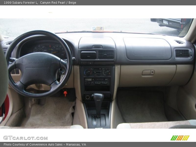 Canyon Red Pearl / Beige 1999 Subaru Forester L