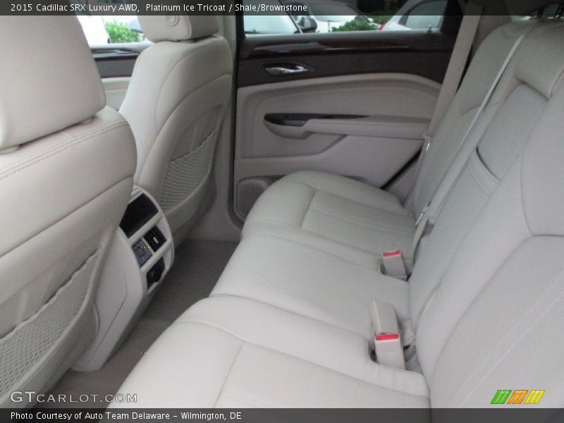Platinum Ice Tricoat / Shale/Brownstone 2015 Cadillac SRX Luxury AWD