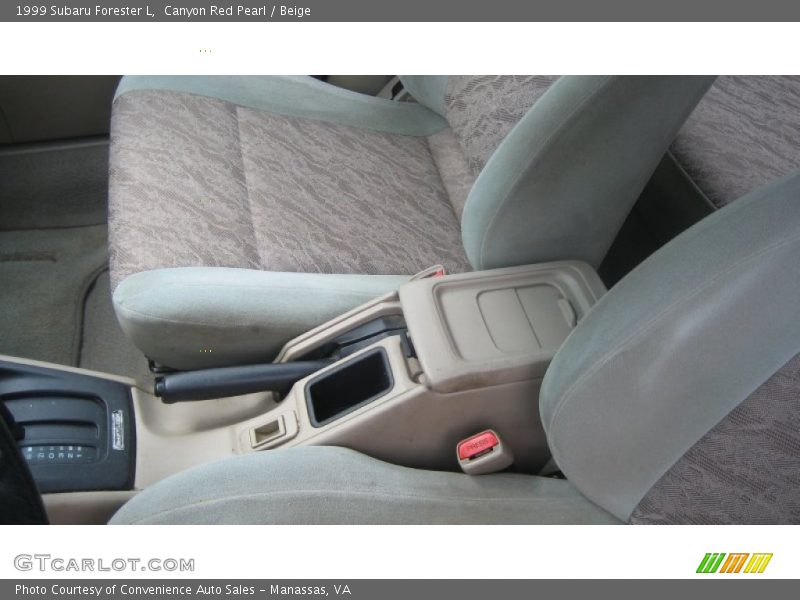 Canyon Red Pearl / Beige 1999 Subaru Forester L