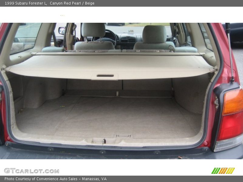 Canyon Red Pearl / Beige 1999 Subaru Forester L