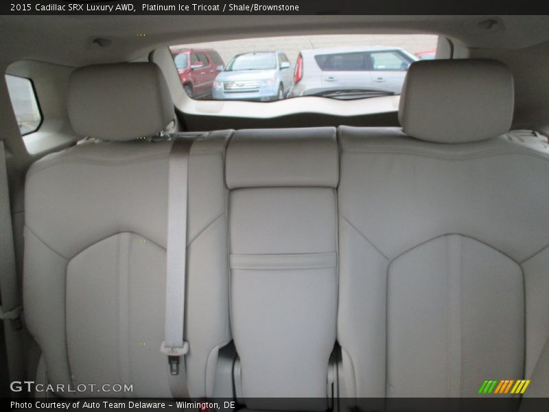 Platinum Ice Tricoat / Shale/Brownstone 2015 Cadillac SRX Luxury AWD