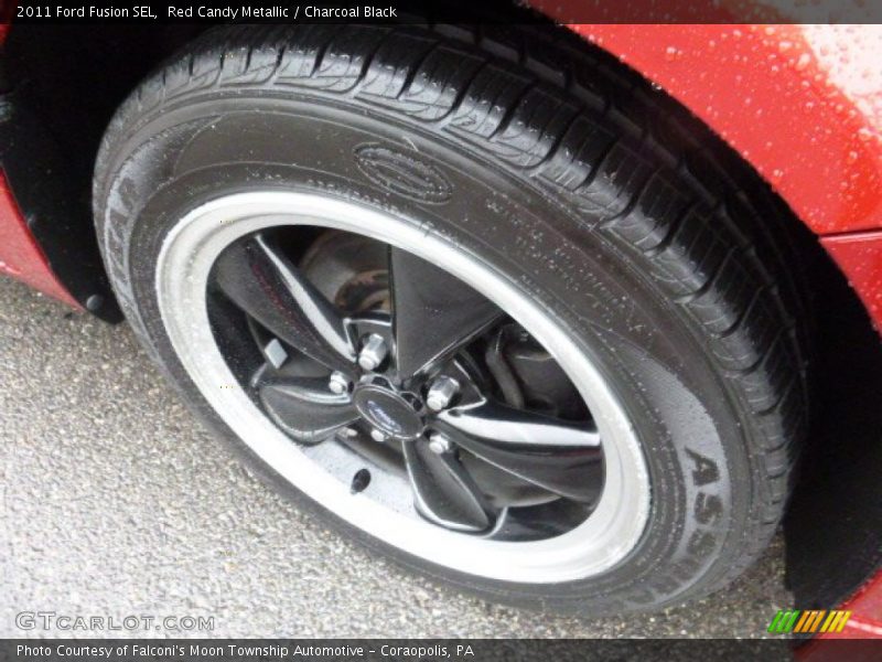 Red Candy Metallic / Charcoal Black 2011 Ford Fusion SEL