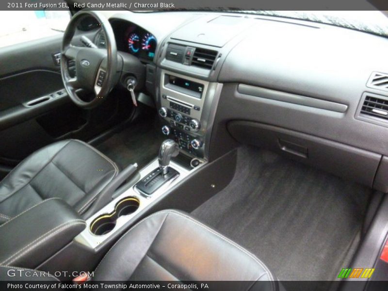 Red Candy Metallic / Charcoal Black 2011 Ford Fusion SEL
