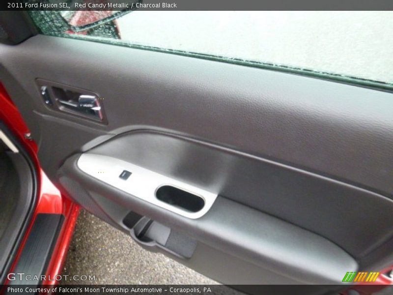 Red Candy Metallic / Charcoal Black 2011 Ford Fusion SEL