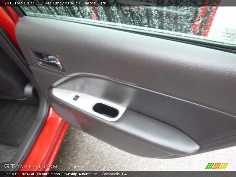 Red Candy Metallic / Charcoal Black 2011 Ford Fusion SEL