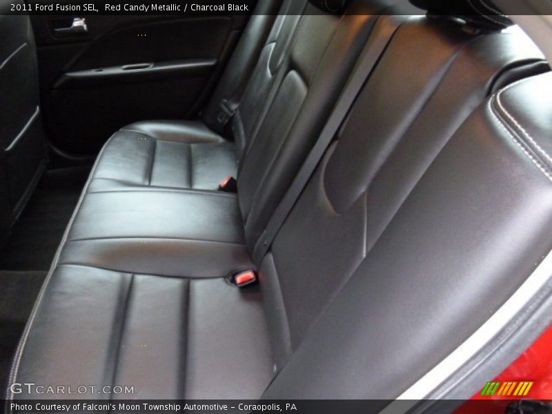 Red Candy Metallic / Charcoal Black 2011 Ford Fusion SEL