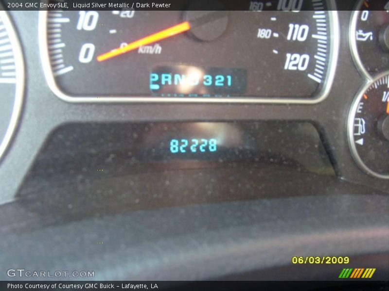 Liquid Silver Metallic / Dark Pewter 2004 GMC Envoy SLE