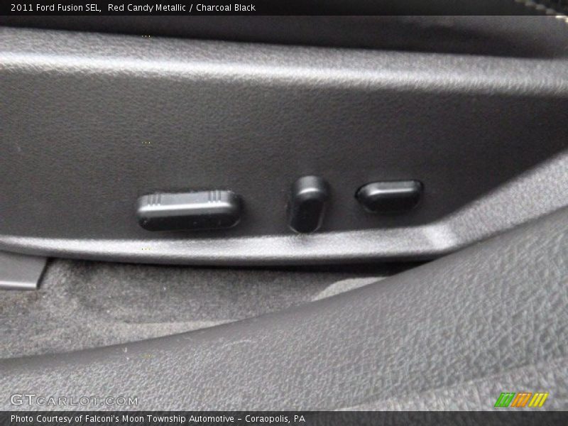 Red Candy Metallic / Charcoal Black 2011 Ford Fusion SEL