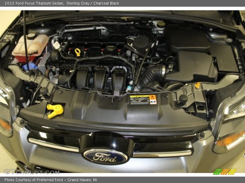 Sterling Gray / Charcoal Black 2013 Ford Focus Titanium Sedan