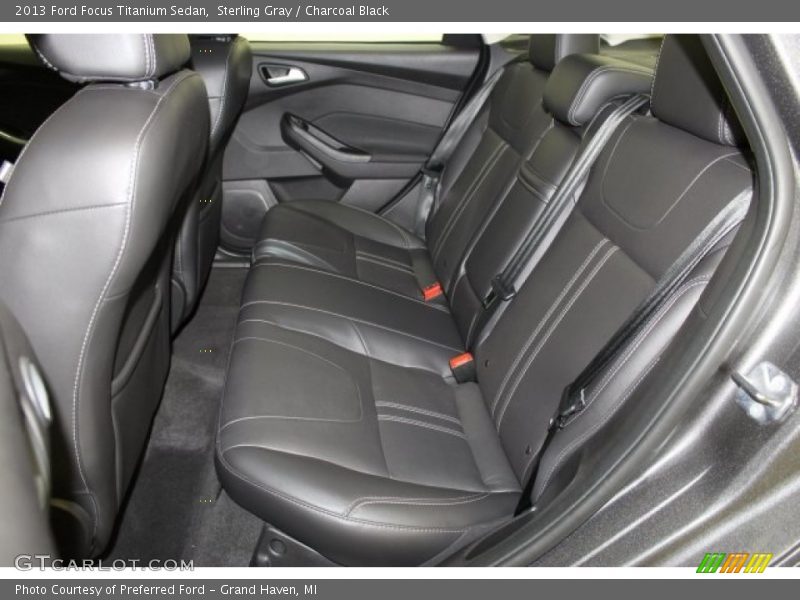 Sterling Gray / Charcoal Black 2013 Ford Focus Titanium Sedan