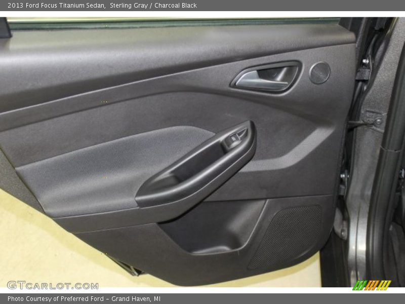 Sterling Gray / Charcoal Black 2013 Ford Focus Titanium Sedan