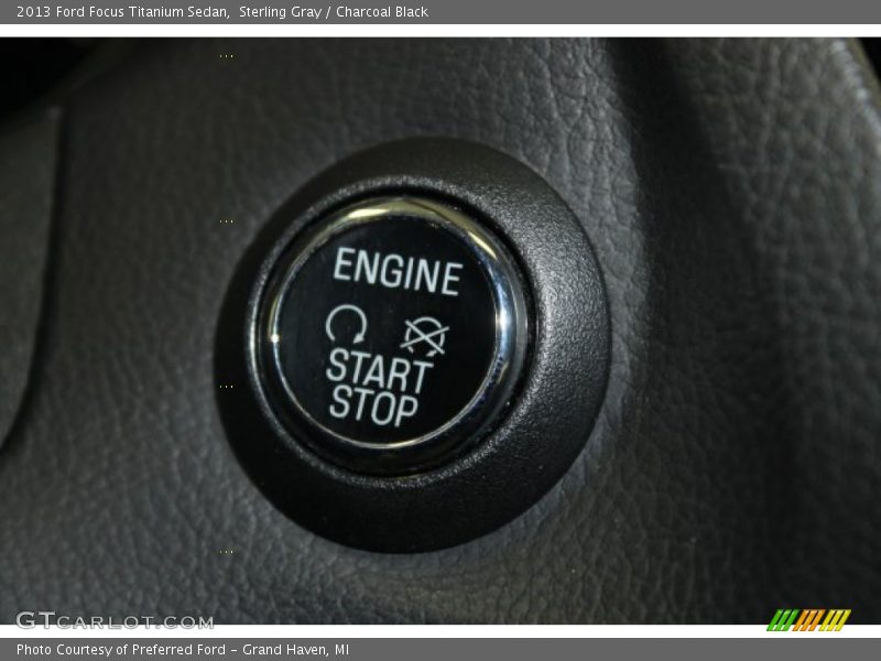 Sterling Gray / Charcoal Black 2013 Ford Focus Titanium Sedan