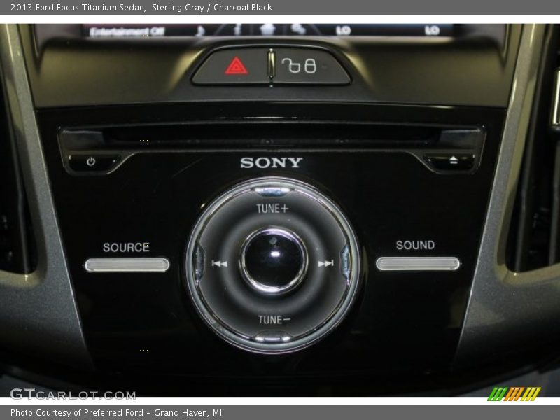 Sterling Gray / Charcoal Black 2013 Ford Focus Titanium Sedan