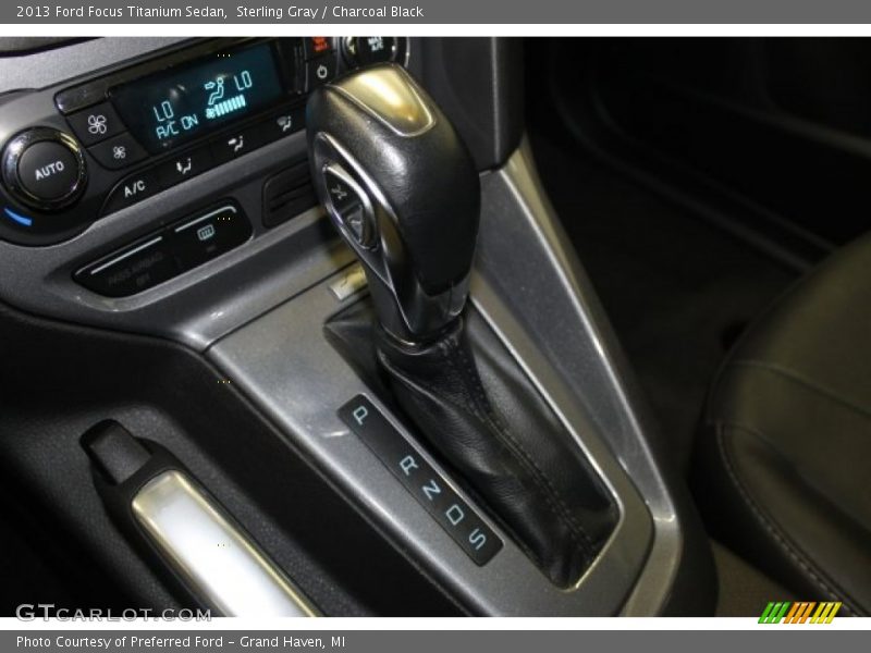 Sterling Gray / Charcoal Black 2013 Ford Focus Titanium Sedan