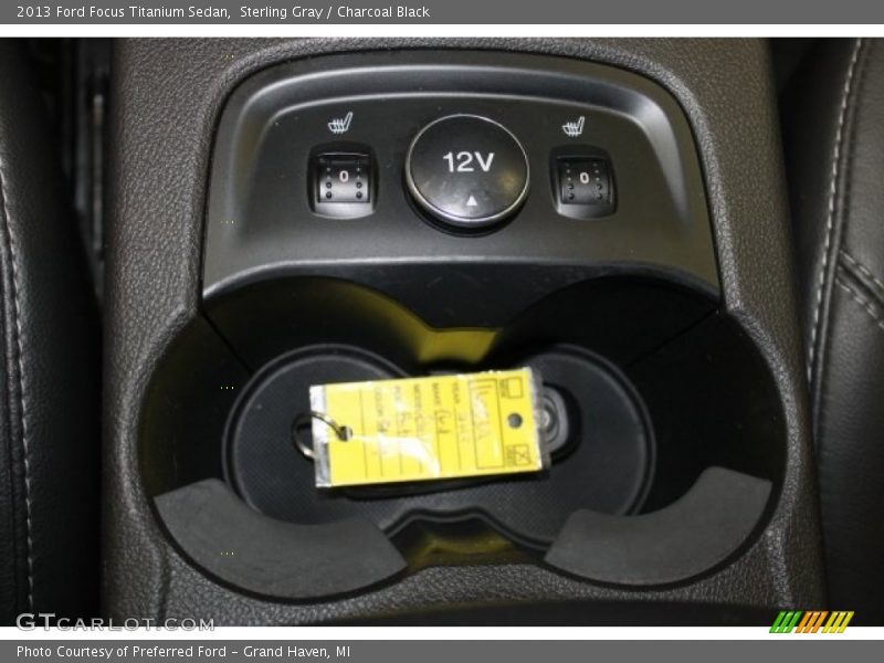 Sterling Gray / Charcoal Black 2013 Ford Focus Titanium Sedan