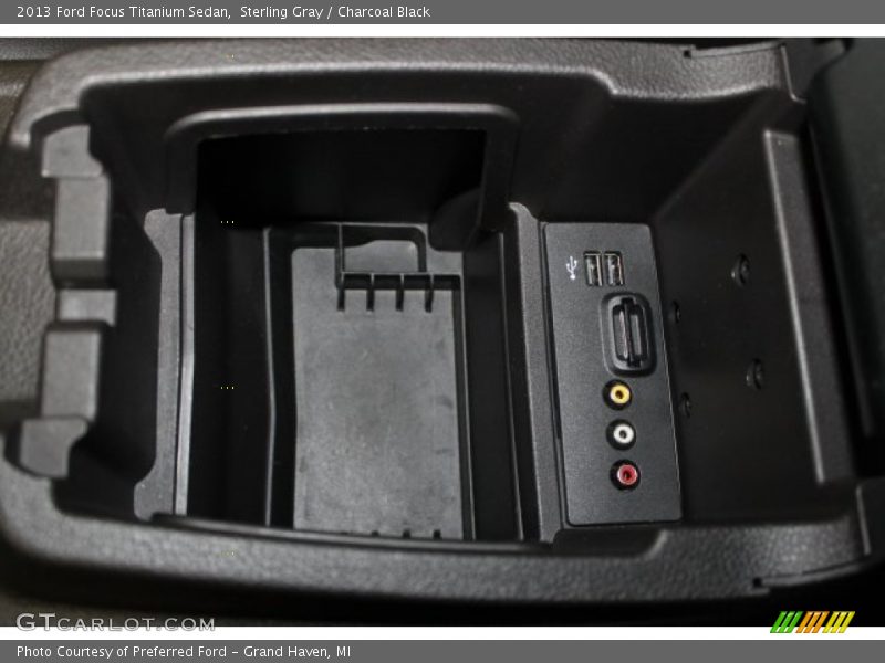 Sterling Gray / Charcoal Black 2013 Ford Focus Titanium Sedan