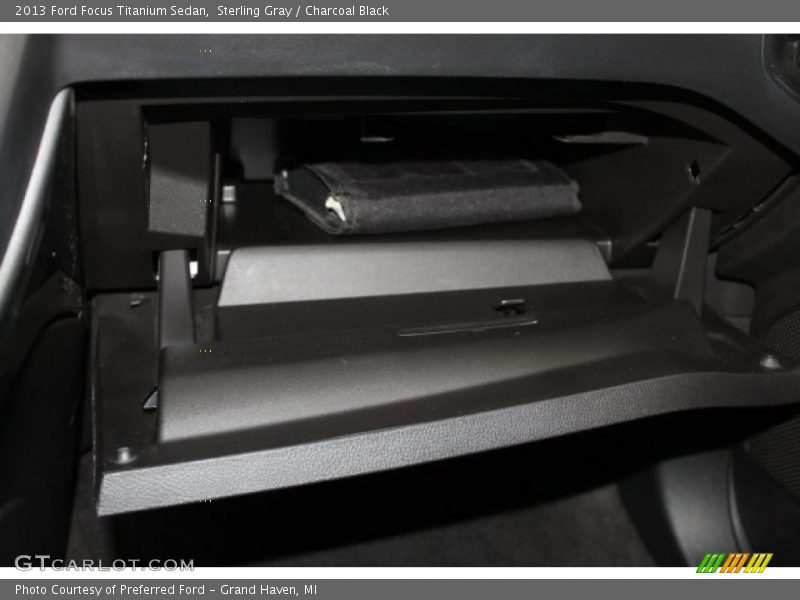 Sterling Gray / Charcoal Black 2013 Ford Focus Titanium Sedan