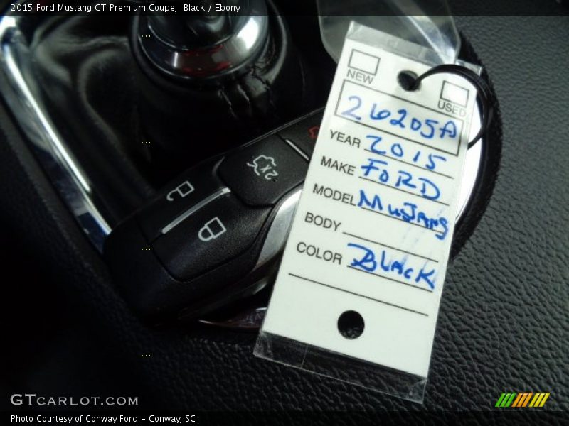 Black / Ebony 2015 Ford Mustang GT Premium Coupe