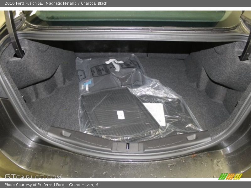 Magnetic Metallic / Charcoal Black 2016 Ford Fusion SE