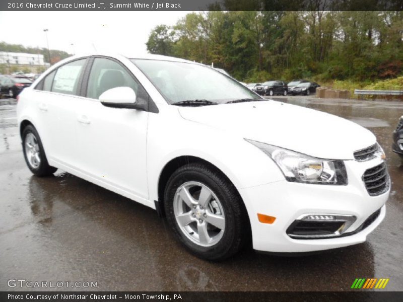 Summit White / Jet Black 2016 Chevrolet Cruze Limited LT