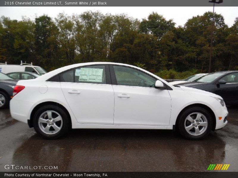 Summit White / Jet Black 2016 Chevrolet Cruze Limited LT