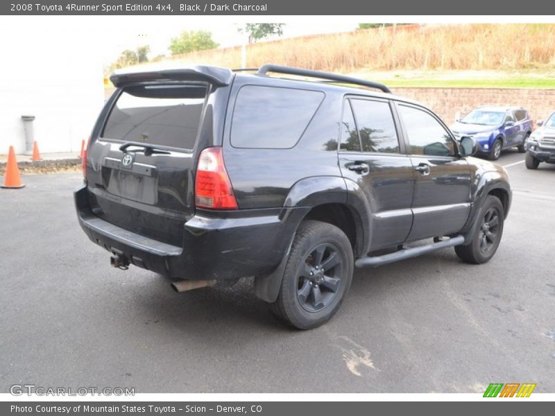 Black / Dark Charcoal 2008 Toyota 4Runner Sport Edition 4x4