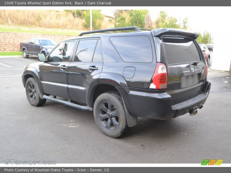 Black / Dark Charcoal 2008 Toyota 4Runner Sport Edition 4x4